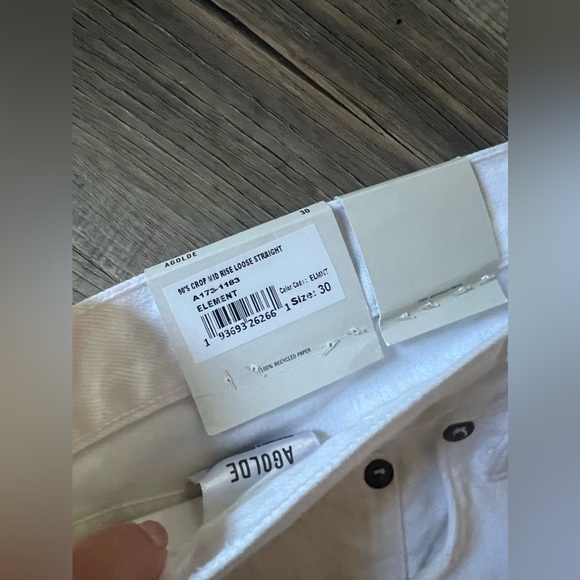 Agolde 90’s crop Mid Rise Loose Straight size 30 - Picture 5 of 5